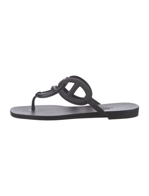 flip flop hermes nude|Nude flip flops Hermès Black size 38 EU in Rubber .